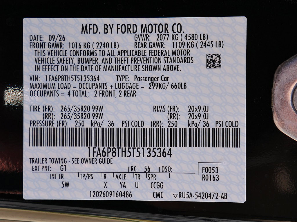 New 2026 Ford Mustang Premium RWD image 36