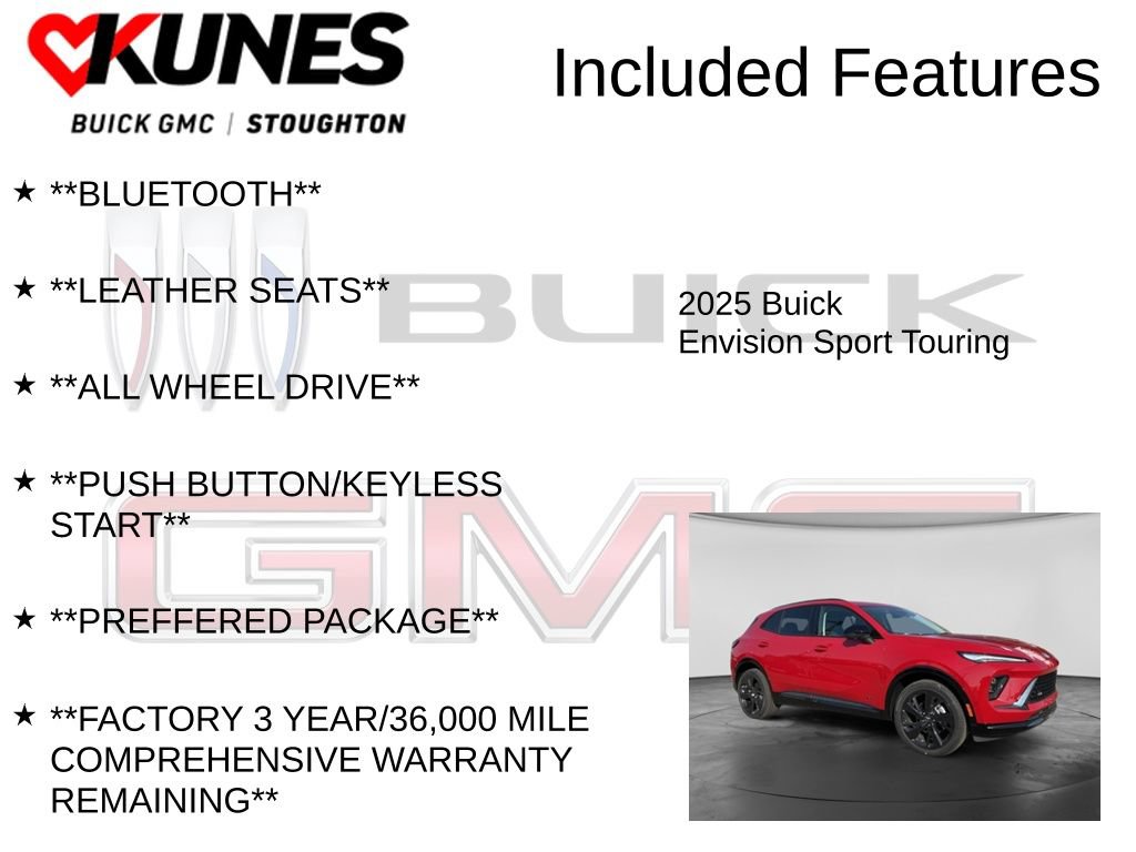 New 2025 Buick Envision Sport Touring AWD/4WD image 3