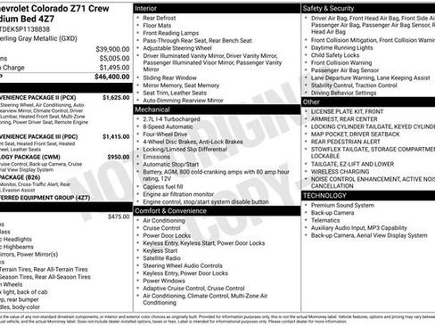 Used 2023 Chevrolet Colorado Z71 w/ Z71 Convenience Package 2 AWD/4WD image 10