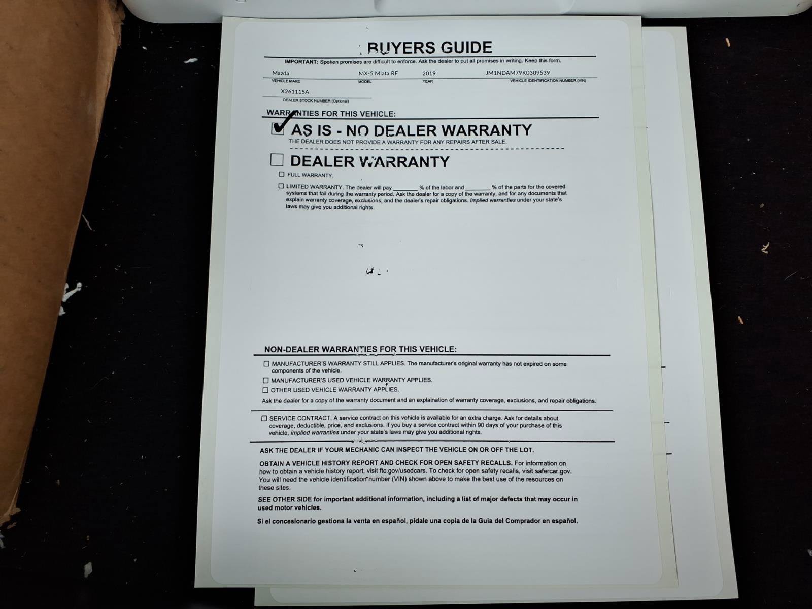 Used 2019 MAZDA MX-5 Miata RF Grand Touring RWD image 31