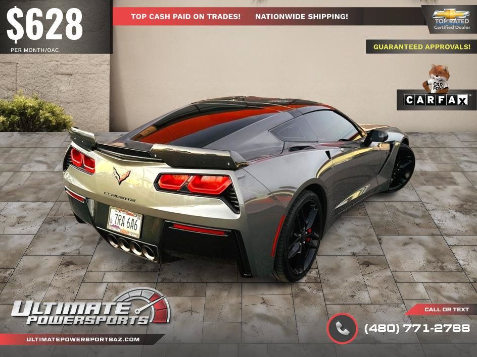 Used 2016 Chevrolet Corvette Stingray Coupe w/ Carbon Flash Badge Package RWD image 15