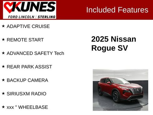 Used 2025 Nissan Rogue SV AWD/4WD image 2
