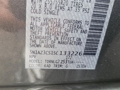 New 2025 Nissan Murano SL w/ Cargo Package image 33