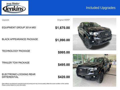 Used 2021 Ford Ranger XLT w/ Equipment Group 301A Mid AWD/4WD image 4