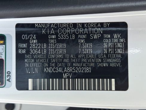 Used 2024 Kia EV6 Wind w/ Wind Technology Package image 44