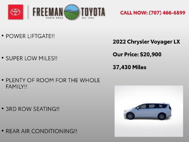 Used 2022 Chrysler Voyager LX FWD image 9