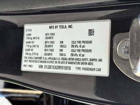 Used 2024 Tesla Model 3 RWD image 48