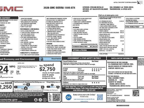 New 2026 GMC Sierra 1500 AT4 w/ AT4 Premium Package image 4