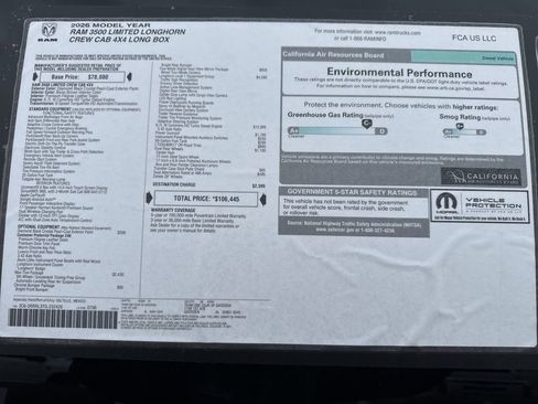 New 2026 RAM 3500 Longhorn image 47