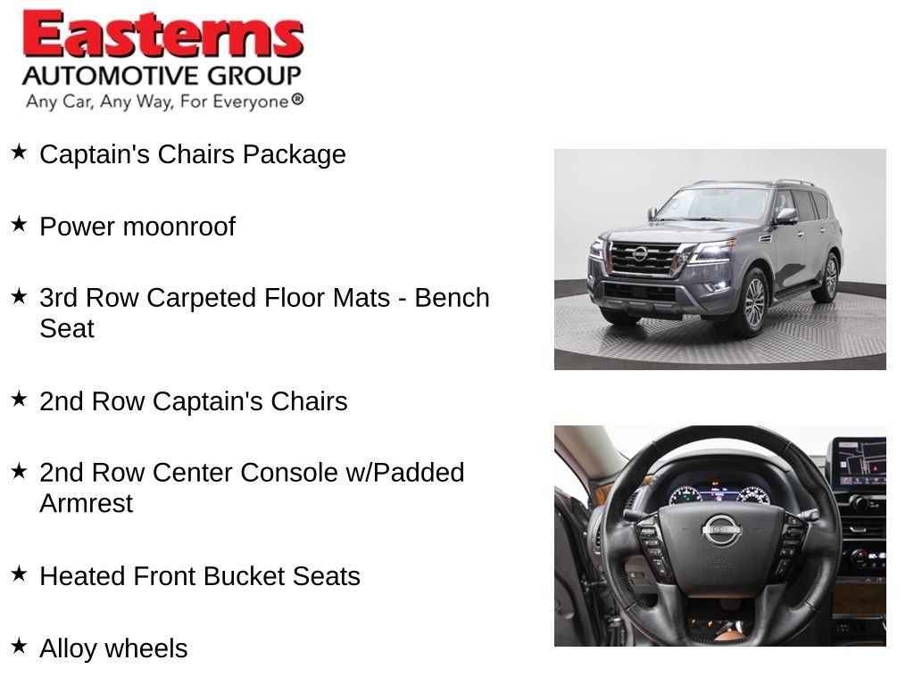 Used 2024 Nissan Armada SL w/ Captain's Chairs Package AWD/4WD image 11