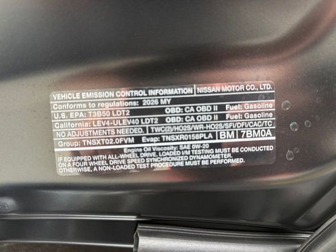 New 2026 Nissan Murano SL image 33