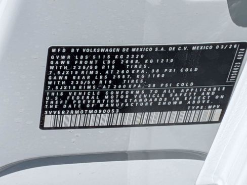 New 2026 Volkswagen Tiguan SE AWD/4WD image 37