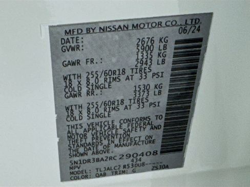 Used 2024 Nissan Pathfinder SV FWD image 40