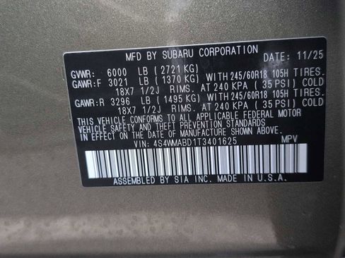 Used 2026 Subaru Ascent Premium image 32