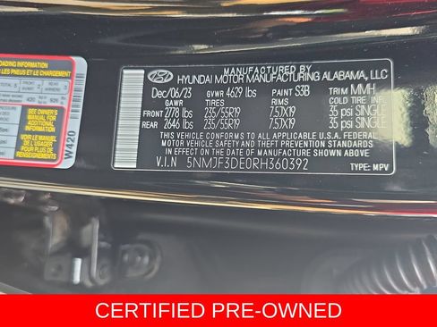 Certified 2024 Hyundai Tucson SEL w/ Convenience Package FWD image 36