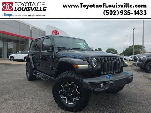 Used 2021 Jeep Wrangler Unlimited Rubicon 4xe w/ Cold Weather Group AWD/4WD image 1