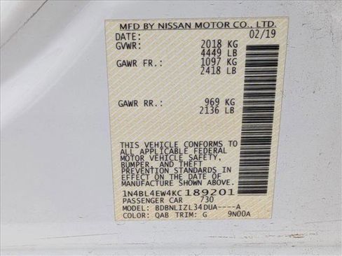 Used 2019 Nissan Altima 2.5 SL image 18