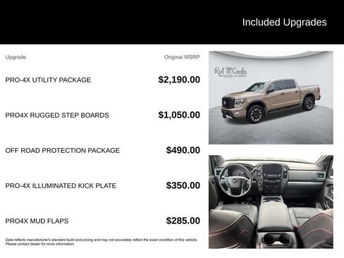 Used 2021 Nissan Titan PRO-4X w/ Pro-4x Utility Package AWD/4WD image 5