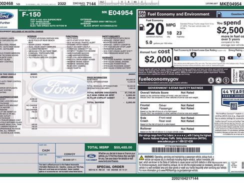 Used 2021 Ford F150 XLT w/ Equipment Group 302A High image 71