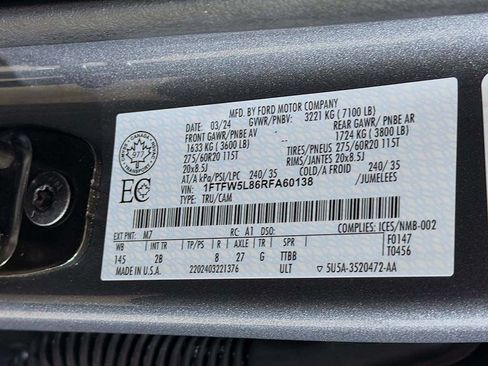 Used 2024 Ford F150 Lariat w/ Equipment Group 502A High AWD/4WD image 43