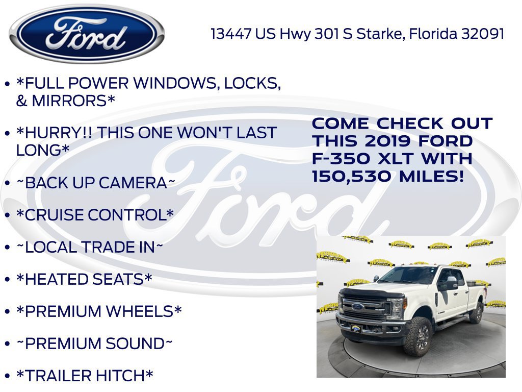Used 2019 Ford F350 XLT w/ XLT Premium Package AWD/4WD image 10