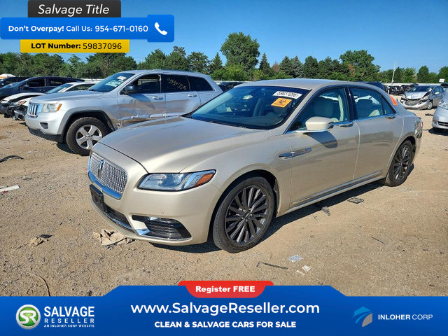 Used 2017 Lincoln Continental Select FWD image 1
