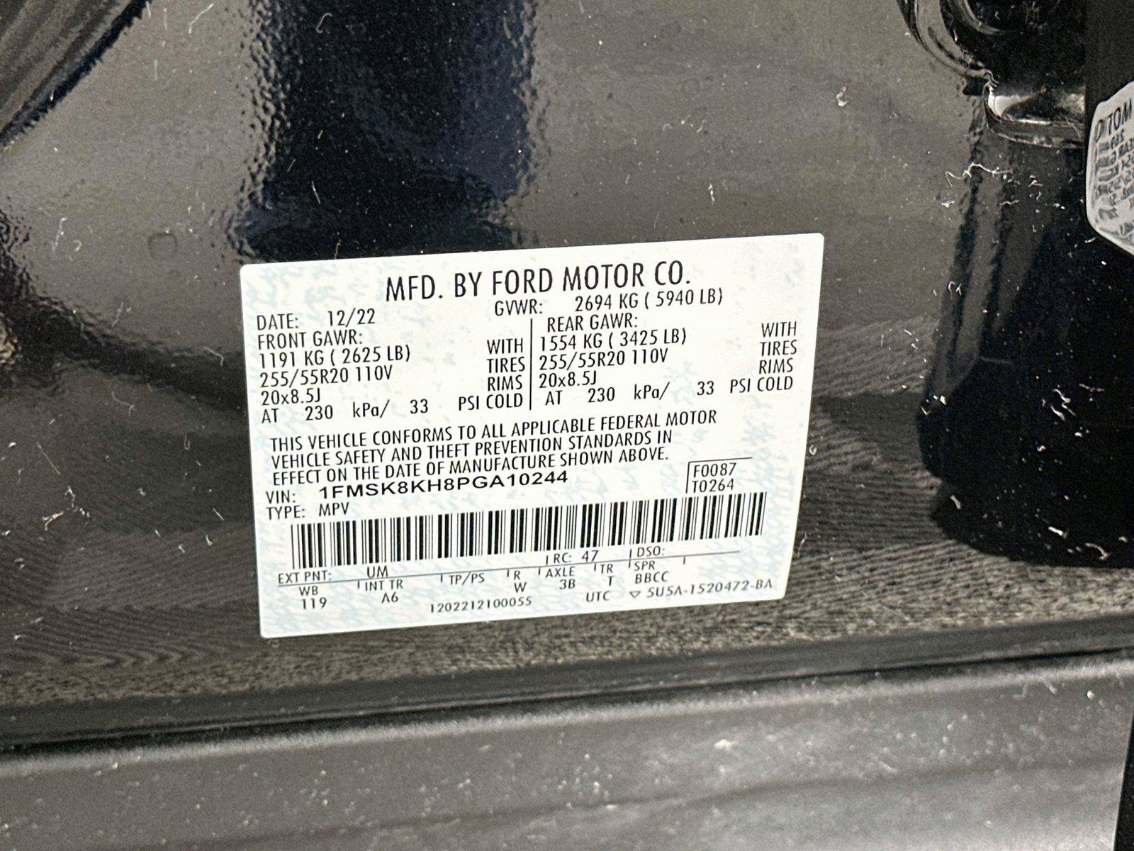 Used 2023 Ford Explorer ST-Line AWD/4WD image 23