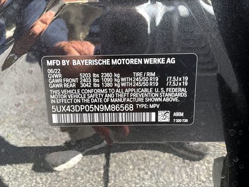 Used 2022 BMW X3 sDrive30i w/ Convenience Package image 16