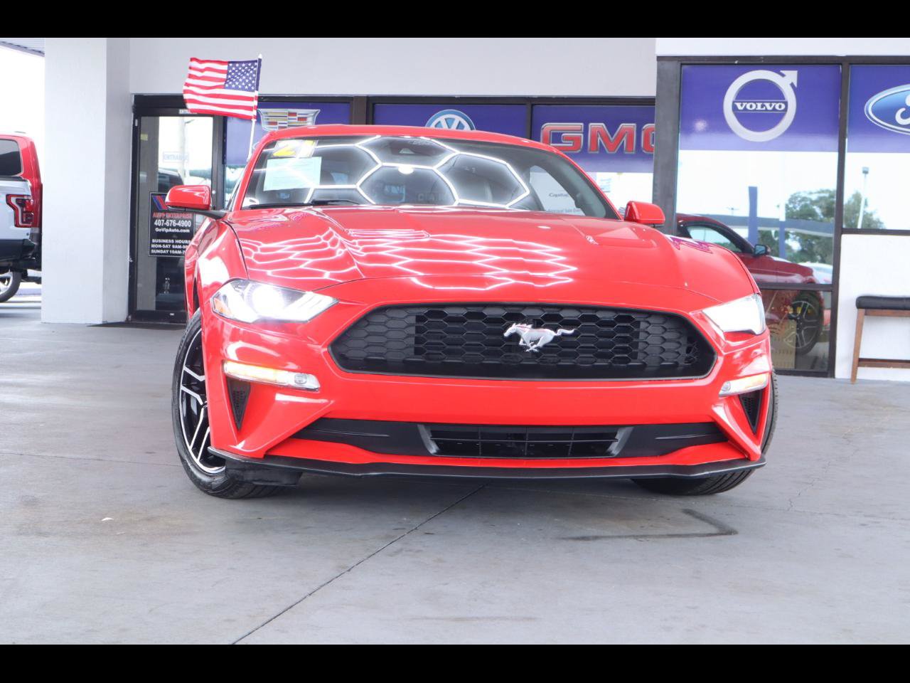 Used 2021 Ford Mustang Premium RWD image 1