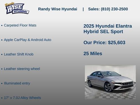 New 2025 Hyundai Elantra SEL image 15