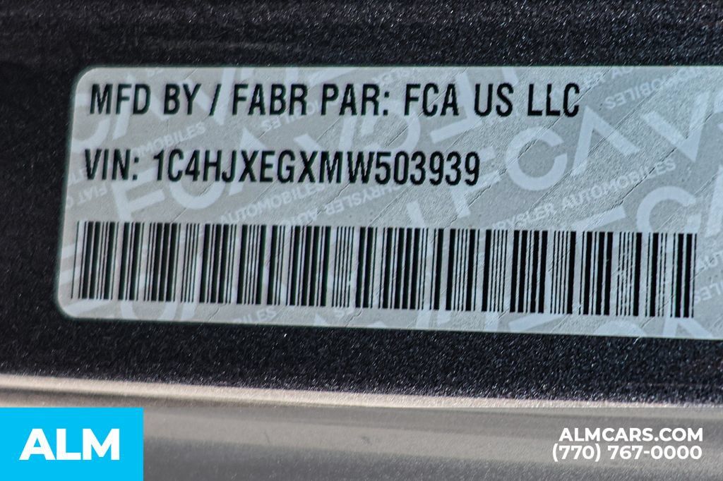 Used 2021 Jeep Wrangler Unlimited Sahara w/ Uconnect 4C Nav & Sound Group AWD/4WD image 52