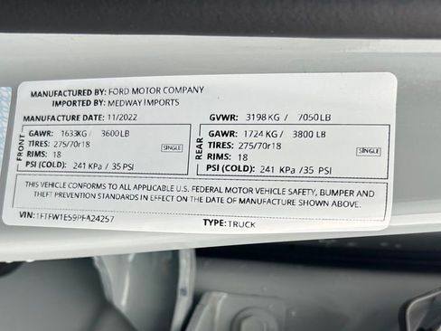 Used 2023 Ford F150 Tremor w/ Equipment Group 402A High image 28