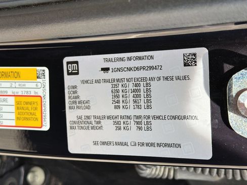Used 2023 Chevrolet Tahoe LT w/ Luxury Package RWD image 26