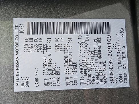 Certified 2025 Nissan Pathfinder Platinum w/ Cargo Package image 32