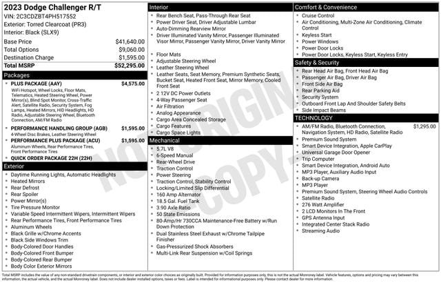 Used 2023 Dodge Challenger R/T w/ Plus Package RWD image 6