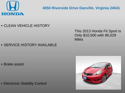 Used 2013 Honda Fit Sport image 7