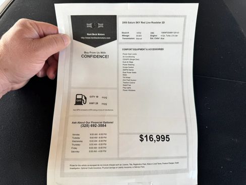 Used 2008 Saturn Sky Red Line RWD image 27