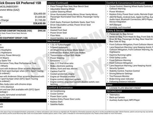 Used 2022 Buick Encore GX Preferred w/ Cold Weather Comfort Package image 10