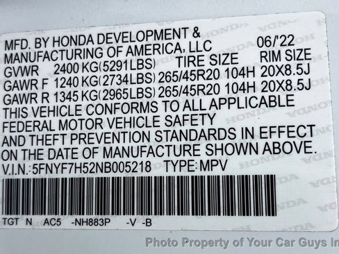 Used 2022 Honda Passport EX-L image 32
