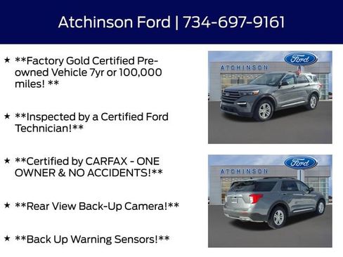 Certified 2023 Ford Explorer XLT w/ Equipment Group 202A image 4