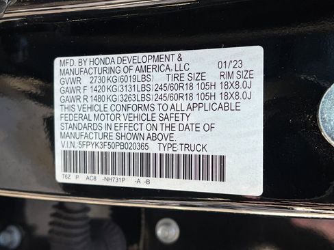 Used 2023 Honda Ridgeline RTL image 27