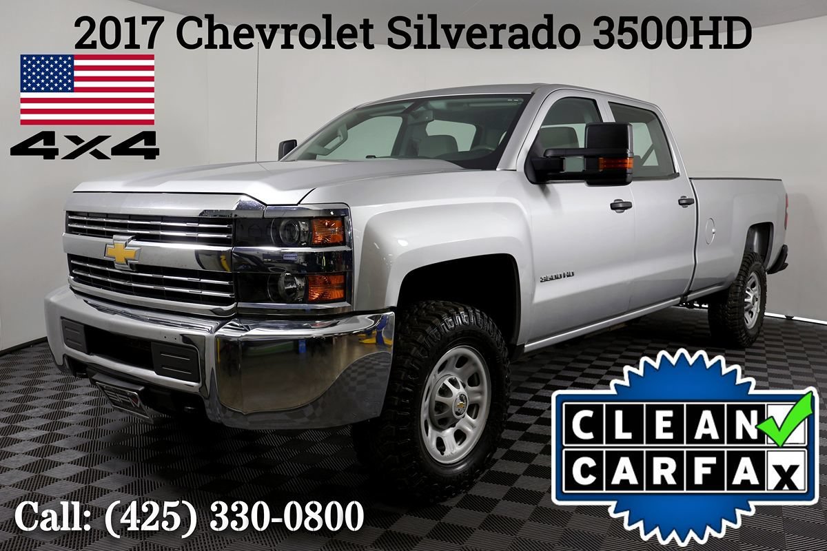 Used 2017 Chevrolet Silverado 3500 W/T w/ WT Fleet Convenience Package AWD/4WD image 1