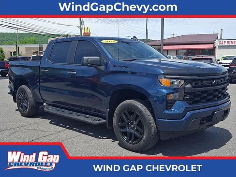 Certified 2023 Chevrolet Silverado 1500 Custom w/ LPO, Dark Essentials Package AWD/4WD image 1