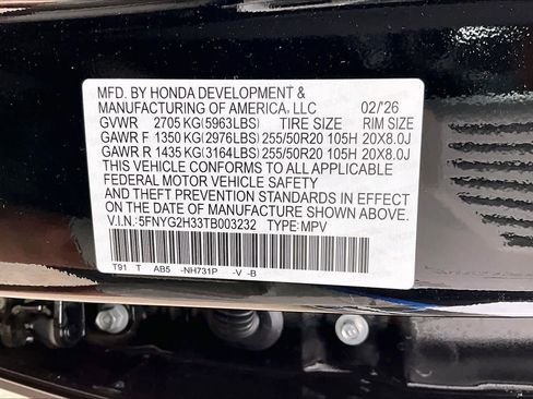 New 2026 Honda Pilot Sport image 21