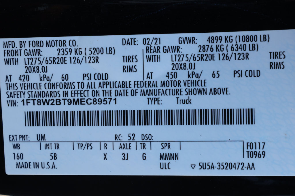 Used 2021 Ford F250 Lariat w/ Lariat Ultimate Package AWD/4WD image 12