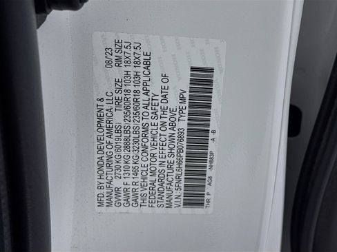 Certified 2023 Honda Odyssey EX-L image 33