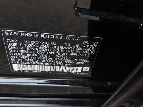 Certified 2025 Honda HR-V EX-L image 36