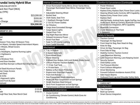 Used 2020 Hyundai Ioniq Blue image 6