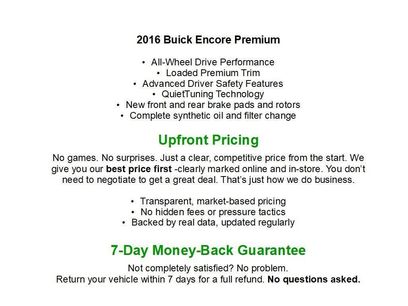 Used 2016 Buick Encore Premium w/ Experience Buick Package