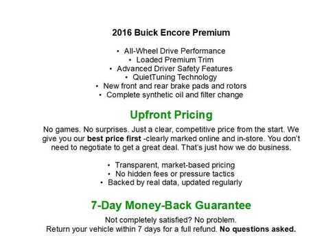 Used 2016 Buick Encore Premium w/ Experience Buick Package FWD image 1